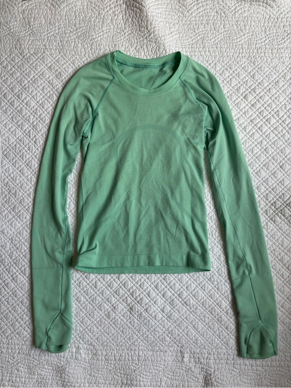 lululemon athletica Mint Green Long-Sleeve Performance Top